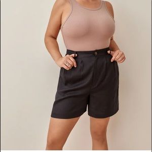 NWOT Reformation Bello Linen Shorts